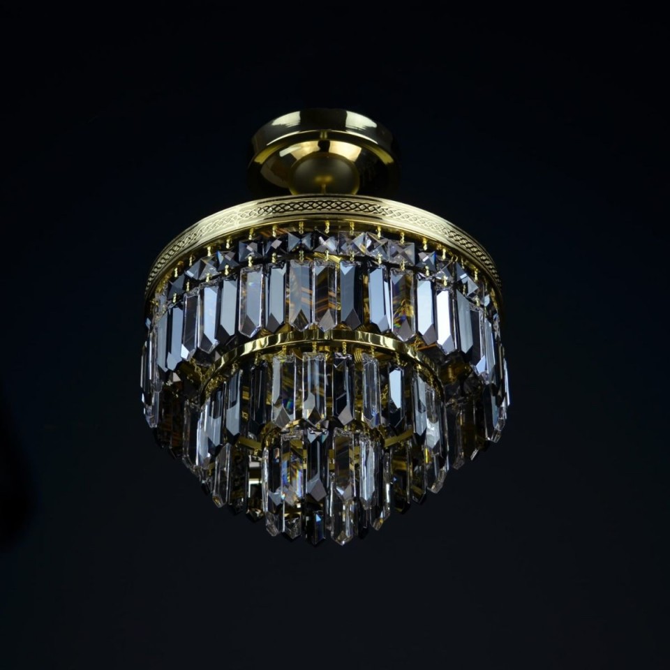 Porto 3-15 Light Bohemia Crystal Chandelier Gold/Silver 30-120cm