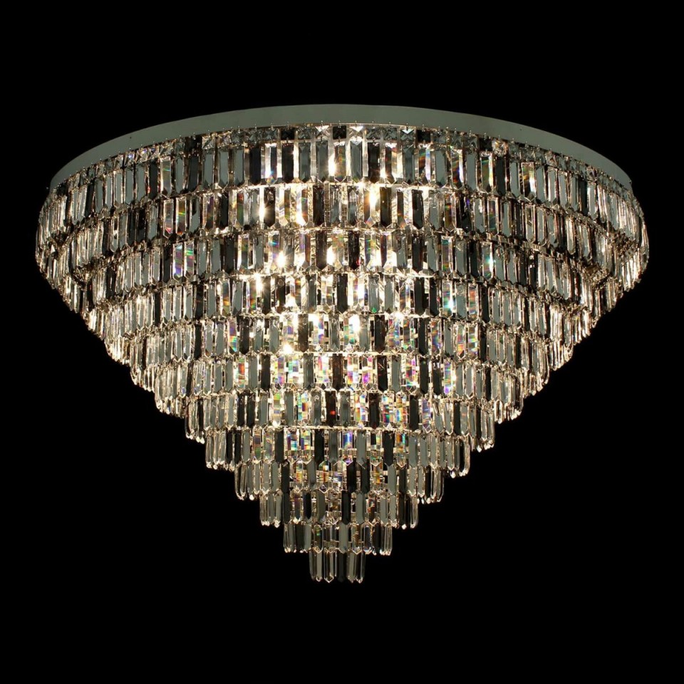 Porto 3-15 Light Bohemia Crystal Chandelier Gold/Silver 30-120cm