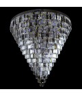 Porto XL 16-49 Light Bohemia Crystal Chandelier Gold/Silver 150-210cm