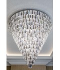 Porto XL 16-49 Light Bohemia Crystal Chandelier Gold/Silver 150-210cm