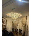 Porto XL 16-49 Light Bohemia Crystal Chandelier Gold/Silver 150-210cm