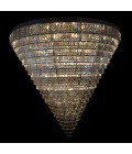 Porto XL 16-49 Light Bohemia Crystal Chandelier Gold/Silver 150-210cm