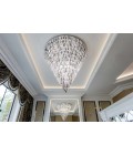 Porto XL 16-49 Light Bohemia Crystal Chandelier Gold/Silver 150-210cm