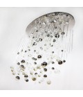 Rods & Bubbles 8-15 Light Bohemia Crystal Chandelier Gold/Silver 100-150cm