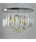 Rods & Bubbles 8-15 Light Bohemia Crystal Chandelier Gold/Silver 100-150cm