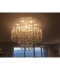 Rods & Bubbles 8-15 Light Bohemia Crystal Chandelier Gold/Silver 100-150cm