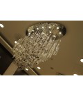 Rods & Bubbles 8-15 Light Bohemia Crystal Chandelier Gold/Silver 100-150cm