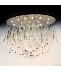 Rods & Bubbles 8-15 Light Bohemia Crystal Chandelier Gold/Silver 100-150cm