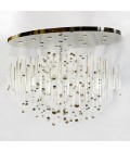 Rods & Bubbles 8-15 Light Bohemia Crystal Chandelier Gold/Silver 100-150cm