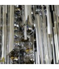 Rods & Bubbles 8-15 Light Bohemia Crystal Chandelier Gold/Silver 100-150cm