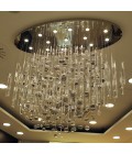 Rods & Bubbles 8-15 Light Bohemia Crystal Chandelier Gold/Silver 100-150cm