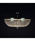 Stockholm 3-12 Light Bohemia Crystal Semi-Flush Mount Chandelier Gold/Silver 30-76cm