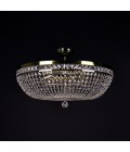 Stockholm 3-12 Light Bohemia Crystal Semi-Flush Mount Chandelier Gold/Silver 30-76cm