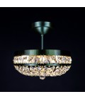 Stockholm 3-12 Light Bohemia Crystal Semi-Flush Mount Chandelier Gold/Silver 30-76cm