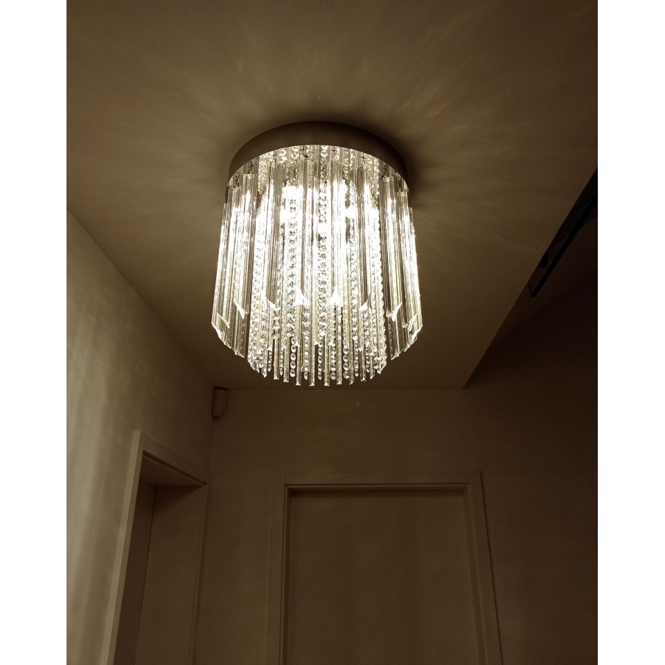 Helsinki 5-9 Light Bohemia Crystal Chandelier Gold/Silver 40-50cm