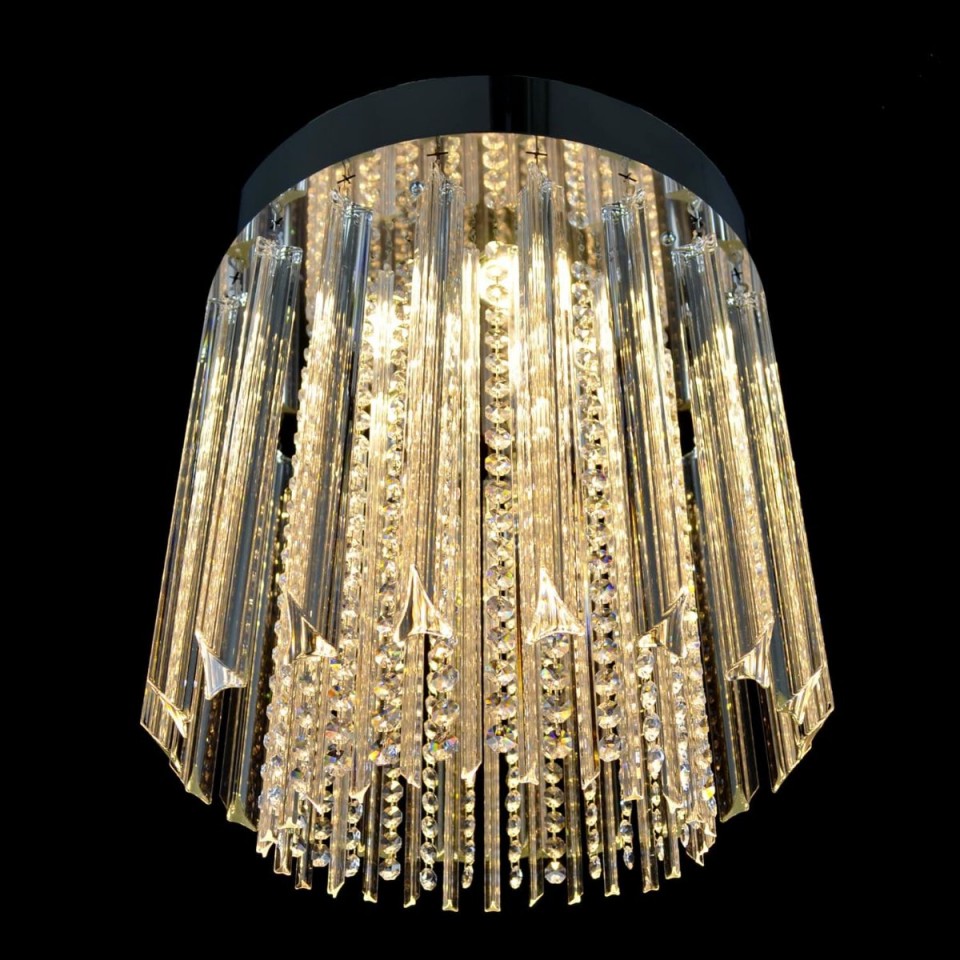 Helsinki 5-9 Light Bohemia Crystal Chandelier Gold/Silver 40-50cm