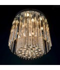 Helsinki 5-9 Light Bohemia Crystal Chandelier Gold/Silver 40-50cm