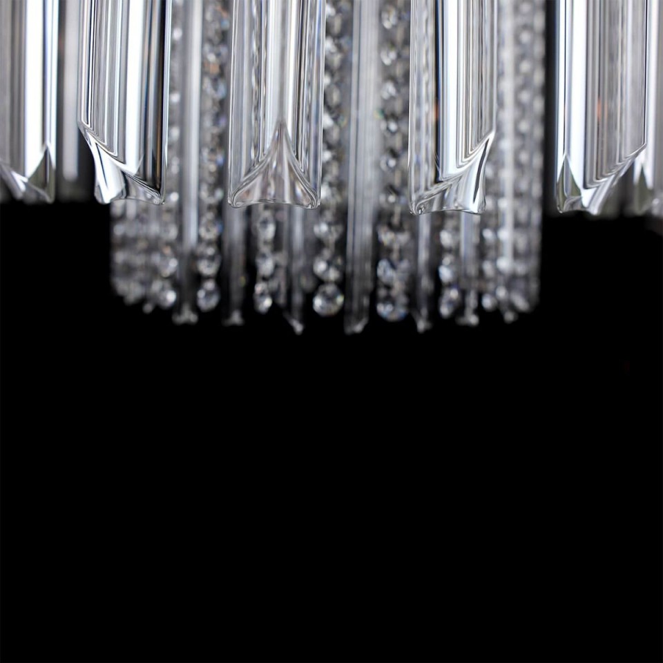 Helsinki 5-9 Light Bohemia Crystal Chandelier Gold/Silver 40-50cm