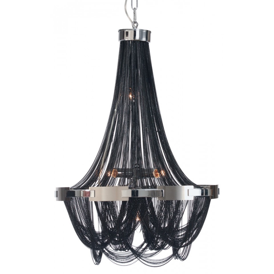 Taklampa Lillkedjan Noir Svart/Silver 50cm