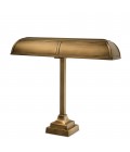 Banker Trust Desk Lamp Antique Brass 52cm