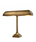 Banker Trust Desk Lamp Antique Brass 52cm