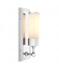 Valentine Wall Lamp Nickel/Glass 38cm