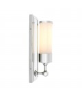 Valentine Wall Lamp Nickel/Glass 38cm