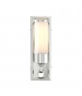 Valentine Wall Lamp Nickel/Glass 38cm