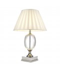 Galvin bordslampa glas/nickel/vit 67cm