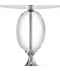 Galvin bordslampa glas/nickel/vit 67cm