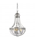 Capitol Hill S Chandelier Nickel/Glass 42cm