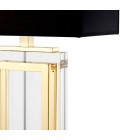 Arlington Table Lamp Gold/Glass/Black 67.5cm