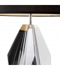 Setai Table Lamp Black/Smoke Crystal 71.5cm