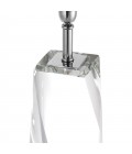 Titan Table Lamp Crystal Glass/Black 75cm