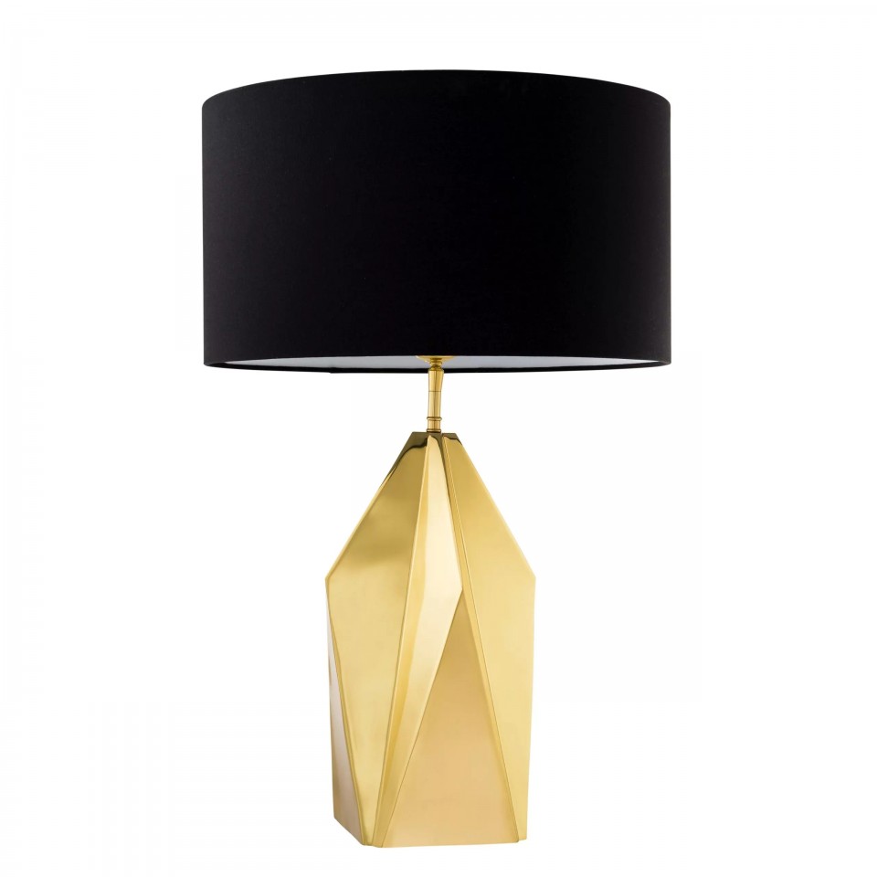 Setai Table Lamp Black/Gold 72cm