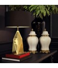 Setai Table Lamp Black/Gold 72cm