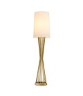 Holmes golvlampa guld/benvit 172,5cm