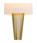 Holmes golvlampa guld/benvit 172,5cm