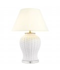 Fort Meyers Table Lamp White/Crystal/Off-white 80cm