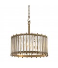 Tiziano Single Chandelier Brass/Glass 52.5cm