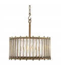 Tiziano Single Chandelier Brass/Glass 52.5cm