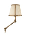 Brunswick vägglampa mässing/svart/creme 77 cm