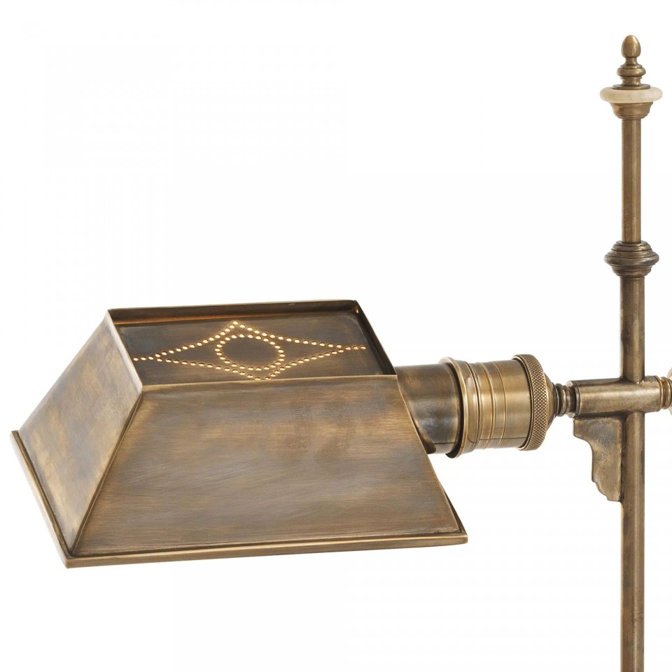 Charlene Floor Lamp Brass 130cm