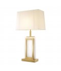 Murray Table Lamp Brass/Alabaster/White 77.5cm