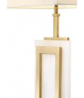 Murray Table Lamp Brass/Alabaster/White 77.5cm