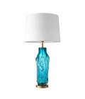 Torian Table Lamp Turquoise/White 86cm