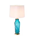 Torian Table Lamp Turquoise/White 86cm