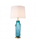 Torian Table Lamp Turquoise/White 86cm