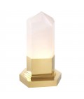 Rock Crystal bordslampa guld/kristall 46cm