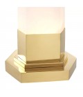 Rock Crystal bordslampa guld/kristall 46cm